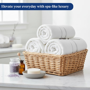 Ensemble de serviettes de bain en coton 100% de haute qualité, douces, absorbantes et à séchage rapide, pour adultes, hôtel, spa, salle de bain, usage domestique - Product Image 5