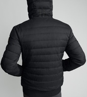 Veste polaire à capuche à col montant pour homme, étiquette noire, sweat à capuche d'hiver, nouveau design, veste en tissu, technique de sublimation, rouge