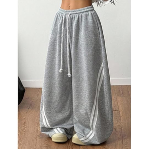 Pantalon de jogging ample pour homme, en coton épais 450 g/m², à rayures personnalisées, doux et personnalisable, pour adolescents - Product Image 2