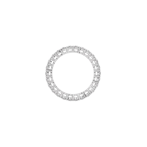 IGI Certified 14kt White Gold Eternity Wedding Band Diseño elegante Corte brillante Diamante natural Romántico para fiesta de compromiso - Product Image 4