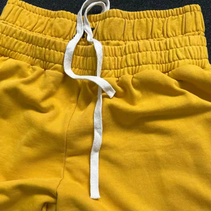 Pantalon de jogging évasé décontracté pour homme, style hip-hop, en molleton polyester/coton, coupe droite, devant plat, respirant, écologique, personnalisé, jambe large - Product Image 5