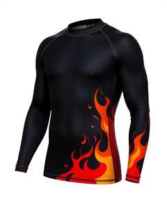 Rashguard pour homme fabriqué au Pakistan, design OEM, rashguard de compression MMA, ensembles de fitness pour la gym, vêtements de sport - Product Image 6
