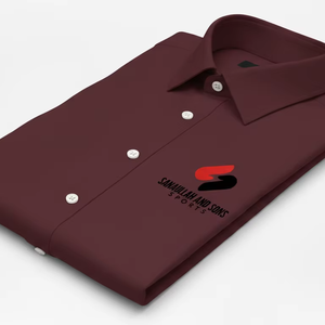 Camisa de Negocios Premium para Hombre, Manga Larga, Corte Ajustado, Mezcla de Algodón, Ropa Formal de Oficina, OEM, ODM, Logotipo Personalizado, Suministro al por Mayor - Product Image 6