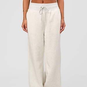Pantalones Deportivos de Estilo Simple, Hip Hop, con Bordado en las Piernas, Felpa Cálida, Ropa Deportiva de Invierno - Product Image 1