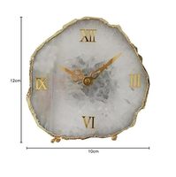 Reloj de Pared Mecánico de Resina Hecho a Mano de Lujo, Diseño Marino, Moderno, Impermeable, con Luz Nocturna, Funciona con Batería, Ideal para Bodas