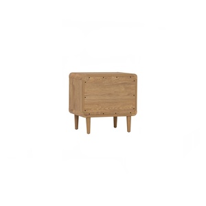 Natural Malaysian Oak LOME Side <b>Table</b> for Living Room Decor and Solid Wood <b>Bedside</b> <b>Table</b> for <b>High</b>-End Home Office Storage - Product Image 4