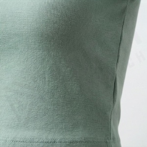 T-shirts d'été pour femmes, hauts courts de sport fitness, en coton léger, vêtements de sport de luxe haut de gamme, tenues décontractées et tendance - Product Image 5