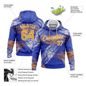Sudadera con Capucha Personalizada Estilo Fútbol Americano para Hombre, Sudadera Deportiva con Logotipo Impreso por Sublimación, Transpirable - Product Image 5