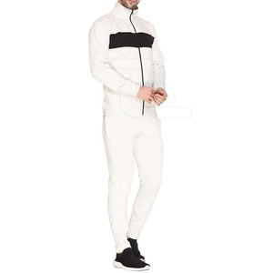 Men's Custom Two-Piece Casual Solid Winter Lightweight 100% Polyester Jogging Wear Set Low Price <b>Tracksuit</b> - Product Image 5