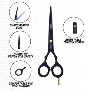 Professional Hair Scissor Stainless Steel Japan 440c Hair Cutting Scissors for Salon Straight Barber Scissors <b>Shears</b> - Product Image 1