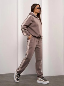 Conjunto Deportivo HR25053 para Mujer, Pantalones Deportivos y Chaqueta con Cremallera para Yoga, Conjunto de 2 Piezas, Trajes Deportivos de Otoño para Mujer - Product Image 2
