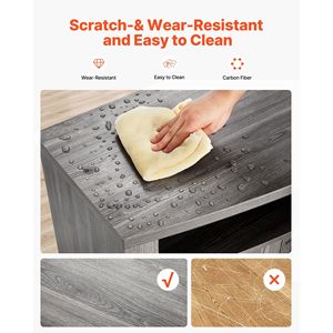 Centro de Entretenimiento Estilo Rústico, Mueble para TV de hasta 65 Pulgadas, Gabinete de Madera con Puertas de Vidrio y Tira de Luz - Product Image 6