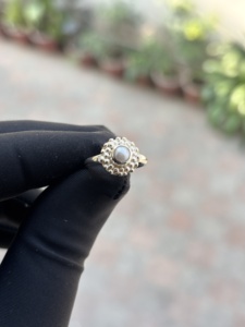 Fantastic Design Round Pearl <b>Ring</b> Wholesale 925 Sterling Silver Handmade Jewelry <b>Cheap</b> Factory Price At Best Price - Product Image 1