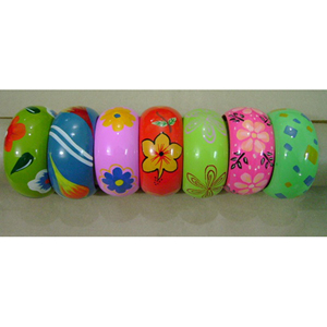 Best Seller AYAANS CREATIONS <b>Boho</b> Multicolor Acrylic Fashion Bangles Wholesale Carved - Product Image 2