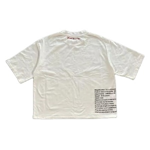Pullover 100% Cotton <b>Plain</b> Oversized Heavy Weight Custom screen printing Print <b>Tshirt</b> boxy fit - Product Image 3