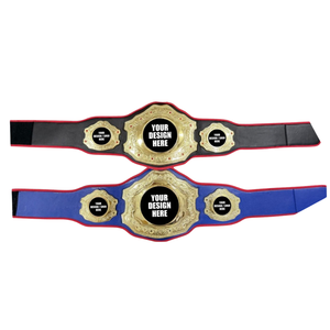 Ceinture de championnat vierge personnalisable, ceinture de titre de lutte, ceinture de collection sportive haut de gamme, design personnalisé de haute qualité - Product Image 3