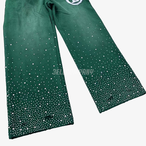Conjunto Deportivo para Hombre, Sudadera con Pedrería y Pantalones Deportivos a Juego, Ropa de Moda - Product Image 4