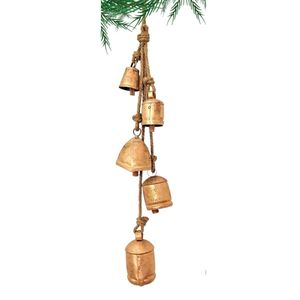 Adorno de Campana Metálica Hecha a Mano, Decoración Navideña Colgante para Decoración de Temporada - Product Image 1