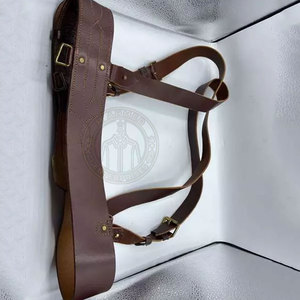 Cinturón Clásico Casual de Cuero Vacuno Estilo Sam Browne con Hebilla de Acero Resistente, Ecológico y Personalizable para Ropa Tradicional - Product Image 6