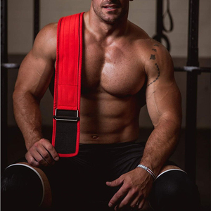 New Weightlifting Neoprene Belt Heavy Duty Deadlifting Training Adjustable <b>Back</b> <b>Support</b> Custom logo Neoprene Belts - Product Image 6