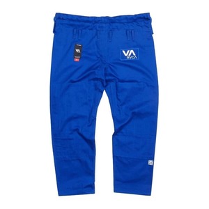 RTS - Paquete de Batones Shoyorol de Alta Calidad de 450 g/m² # Kimono de Jiu Jitsu Brasileño BJJ RVCA V2 Azul para Adultos, Uniforme de Artes Marciales 100% Algodón - Product Image 3