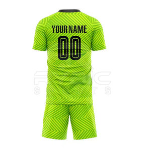 Ensemble de maillot et short de football pour hommes, confortable, sportif, à séchage rapide, respirant, matière flexible, pour les matchs de football réguliers - Product Image 3