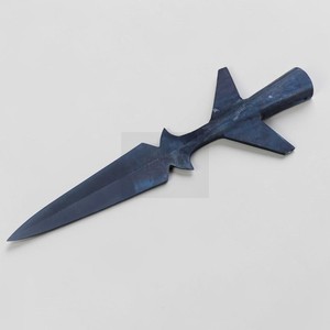 Punta de Lanza de Acero al Carbono Forjada a Mano con Diseño Medieval Vikingo - Arte y Coleccionable - Product Image 1