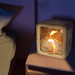 Kit Puzzle 3D in Legno per Donne 14+ Anni, Luci Notturne, Decorazione da Scrivania, Regali di Compleanno e Natale, Gioco Artigianale in Compensato - Product Image 4