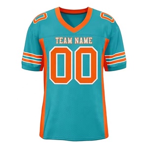 Équipe de qualité supérieure sans bandes latérales Maillots de football américain pour hommes Maillot de football américain unisexe réversible avec logo personnalisé - Product Image 3