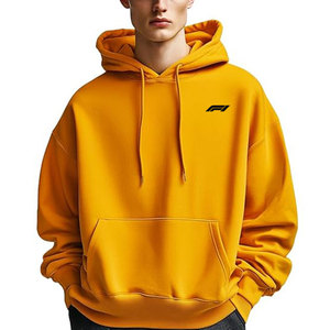 Oversized Men's 100% Cotton Solid Hoodies-High Quality Winter Street Wear Customizable Design Top Selling - Product Image 1