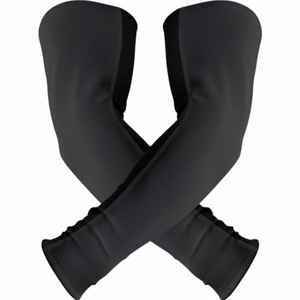 Manchons de compression blancs anti-UV unisexe pour adulte, couleur unie, en polyester, paire - Product Image 4