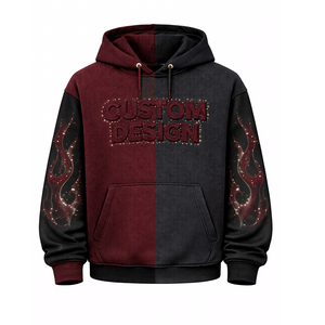 Sweat-shirts pour hommes personnalisés de haute qualité, vierges, coupe oversize, style streetwear, vente en gros directe usine - Product Image 4