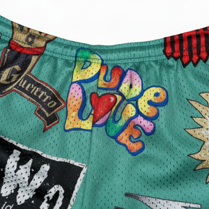 Shorts décontractés pour hommes tendance 2026, imprimés par sublimation sur toute la surface, en polyester léger et respirant, grandes tailles - Product Image 2