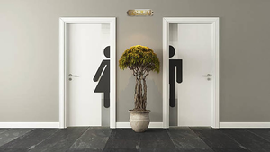 Letrero Metálico Vintage para Puerta de Baño, Placa Decorativa Antigua para Pared, Letrero para Baño, Aseo, Restaurante, Hotel, Oficina - Product Image 3