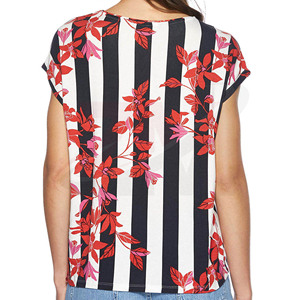 Camiseta de Algodón 100% para Mujer, Corte Holgado, Tejido Transpirable y Suave, Ropa Casual de Verano, Moda Urbana, Uso Diario, Estampado Moderno - Product Image 3