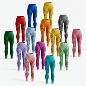Breathable Quick Dry <b>Women</b> High Waist Yoga <b>Leggings</b> Seamless Fitness Gym Running Apparel Custom Workout Tummy Control Pants - Product Image 1