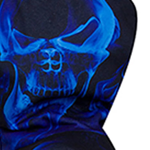 Sweat-shirt à capuche noir surdimensionné imprimé par sublimation, personnalisé, mode homme, taille XXXXL - Product Image 2