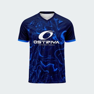 Nueva Camiseta de Fútbol con Diseño Tribal Personalizado, Impresión por Transferencia de Calor, 100% Poliéster, Antibacteriana, Manga Corta - Product Image 2