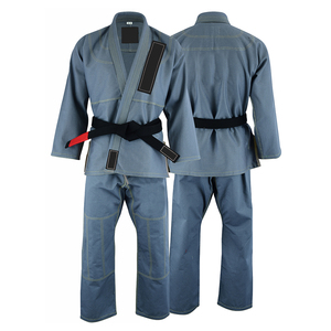 Kimono de Jiu-Jitsu Brésilien (BJJ) 100% Coton Durable Coupe Classique Unisexe Adulte Bleu – Tenue d'Entraînement Arts Martiaux et Grappling - Product Image 1