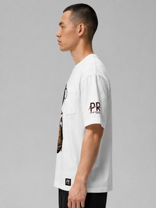 Drop Shoulder Men <b>t</b> <b>Shirts</b> 250 Gsm <b>Vintage</b> Washed Heavy Weight Crew Neck Luxury Oversized <b>t</b> <b>Shirts</b> Men <b>t</b> <b>Shirt</b> - Product Image 3