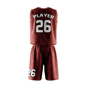 Ensemble short et maillot de basket sans manches personnalisés pour hommes, avec logo imprimé, en Spandex/Polyester, séchage rapide, maille respirante - Product Image 3
