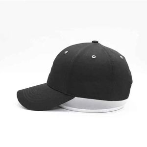 <b>Black</b> <b>Baseball</b> <b>Cap</b> Adjustable Strap Hat Curved Brim Casual Sports <b>Cap</b> for Teamwear Promotion - Product Image 2