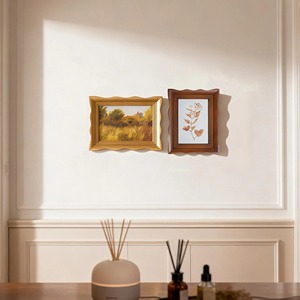 Wooden photo <b>frame</b> handcrafted <b>design</b> for home <b>wall</b> decoration with natural finish and artistic appeal - Product Image 1