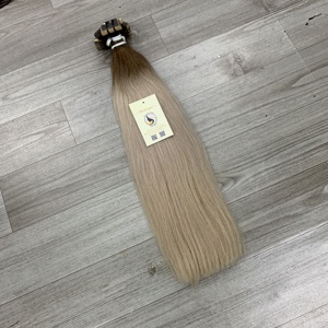 ผมต่อแบบคลื่นสีบลอนด์แบบออมเบรแบบสองชั้นผมต่อแบบ100% - Product Image 4