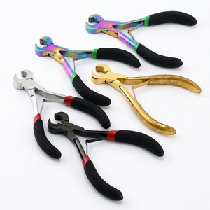 Top Rated Keratin I-Tip Bond Cutting Micro Bead I-Tip Hair Extension Pliers Stainless Steel Spring Mechanism Sharp Teeth - Product Image 3