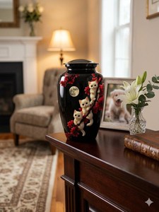 Wholesale Custom Metal Human Ashes Funeral <b>Urns</b> with Custom Color Custom Capacity Customizable Design at Wholesale Price - Product Image 2