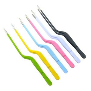 Pinzas de cocina de acero inoxidable antiadherentes KOUNAIN de 20,5 cm, pinzas de cocina compensadas con utensilios de revestimiento de PTFE seguros para alimentos - Product Image 1