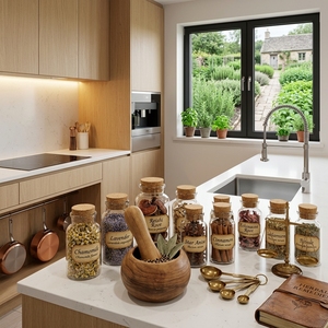 Ensemble mortier et pilon en teck massif de qualité alimentaire, moulin à épices rond unique en bois, outils de cuisine écologiques faits à la main de qualité supérieure - Product Image 4