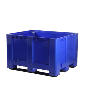 Agriculture <b>Stackable</b> Large Plastic Pallet Box Heavy Duty HDPE Bulk <b>Storage</b> <b>Container</b> for Fruits Vegetables and Farm Produce - Product Image 1