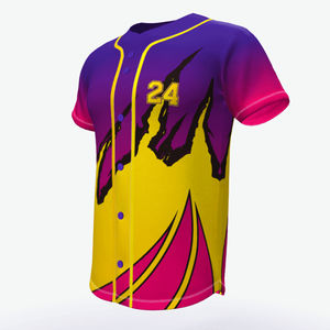 Fabricants de maillots de basket-ball personnalisés, maillots de baseball personnalisés avec logo et numéro - Product Image 2